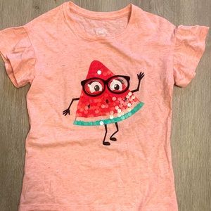 Wonder Nation girls sz small watermelon shirt